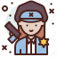 avatar, job, officer, police, profile 
