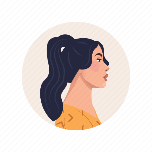 Person, face, portrait, avatar, woman, female, user icon - Download on Iconfinder