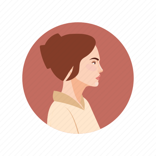 Person, face, portrait, avatar, woman, female, user icon - Download on Iconfinder