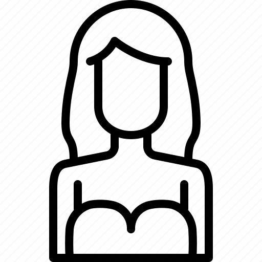 1, avatar, boob, business, female, girl, people icon - Download on Iconfinder
