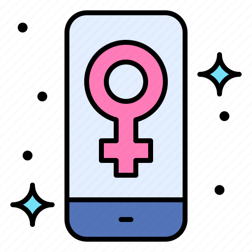 Mobile, feminism, feminist, power, social, issues icon - Download on Iconfinder