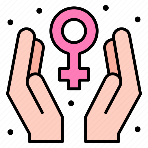 Female, sign, care, hands, save, secure icon - Download on Iconfinder