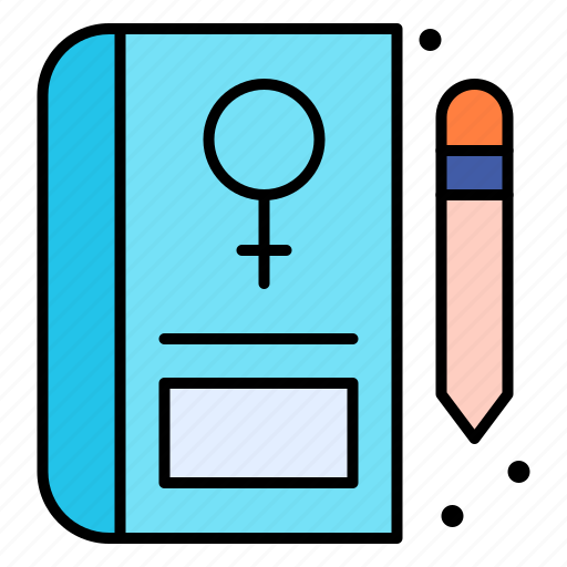 Diary, womans, day, notebook, document, female, sign icon - Download on Iconfinder