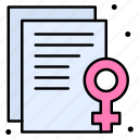 document, female, files, woman, workers