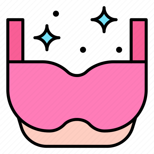 Bra, brassiere, ladies, accessories, lingerie, undergarment icon - Download on Iconfinder