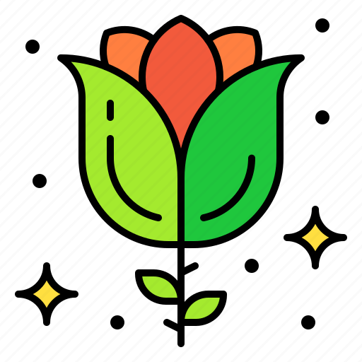 Blossom, flower, gardening, red, rose icon - Download on Iconfinder