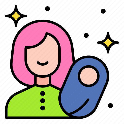 Baby, mother, motherhood, woman, female icon - Download on Iconfinder