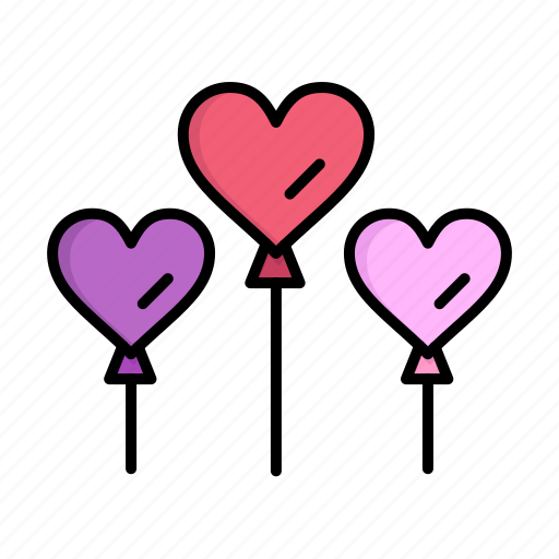 Balloon, day, heart, love, women, womens icon - Download on Iconfinder