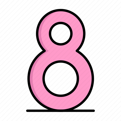 Day, eight, women, womens icon - Download on Iconfinder