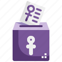 ballot, cultures, political, poll, vote, women