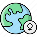 womens day, international, globe, earth