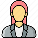 businesswomen, avatar, profession, user 
