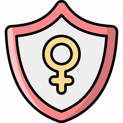 Protection, women rights, shield, security icon - Download on Iconfinder