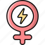 girl, power, womens day, sign 