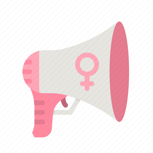 Protest, megaphone, women, day, feminism icon - Download on Iconfinder