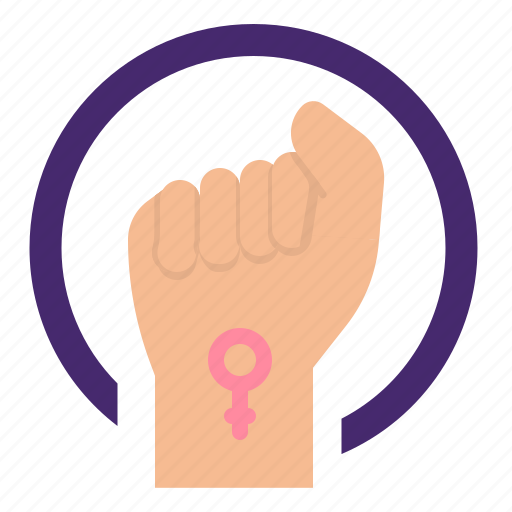 Woman, day, gender, feminism, hand icon - Download on Iconfinder