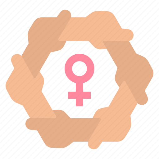 Woman, power, care, hands, gender icon - Download on Iconfinder