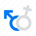 female, gender, male, symbol