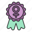 appreciation, award, badge, feminism, gender, miscellaneous, woman 
