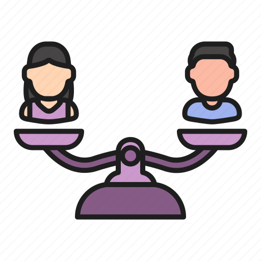 Balance, equality, feminism, genders icon - Download on Iconfinder
