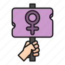 banner, female, femenine, feminism, venus, woman