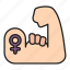 feminism, fist, gender, gestures, punch, strong, woman 