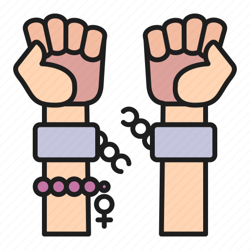 Feminism, freedom, hands, woman icon - Download on Iconfinder