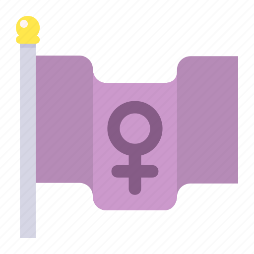 Female, femenine, feminism, flag, venus, woman icon - Download on Iconfinder
