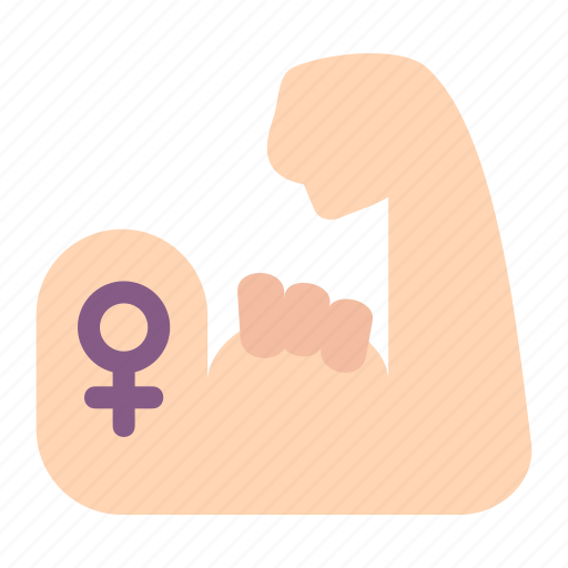 Feminism, fist, gender, gestures, punch, strong, woman icon - Download on Iconfinder