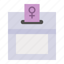 ballott, elections, feminism, political, vote, women