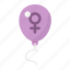 ballon, femenine, feminism, woman, women 