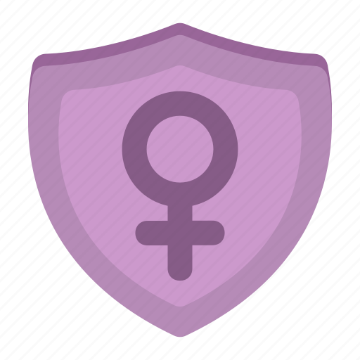 Female, feminism, gender, protection, security, shield, women icon - Download on Iconfinder