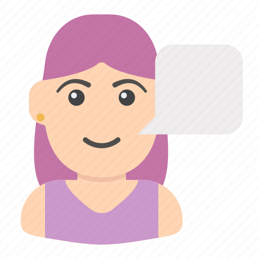 Avatar, girl, people, profile, user, voice, woman icon - Download on Iconfinder