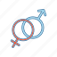 female, gender, heterosexuality, male, man, sex sign, woman 