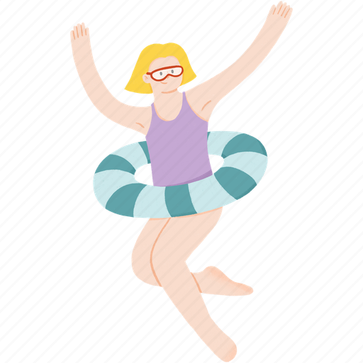 Girl, swimming, woman, activity, summer, beach, swimming pool icon - Download on Iconfinder
