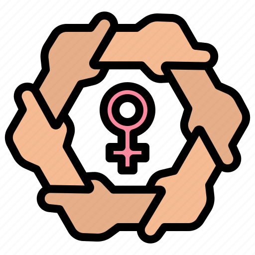 Woman, power, care, hands, gender icon - Download on Iconfinder