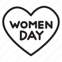 womens day, event, female, feminist, girl, love, heart