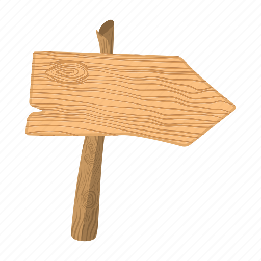 Board, cartoon, drawing, grass, retro, signboard, wood icon - Download on Iconfinder