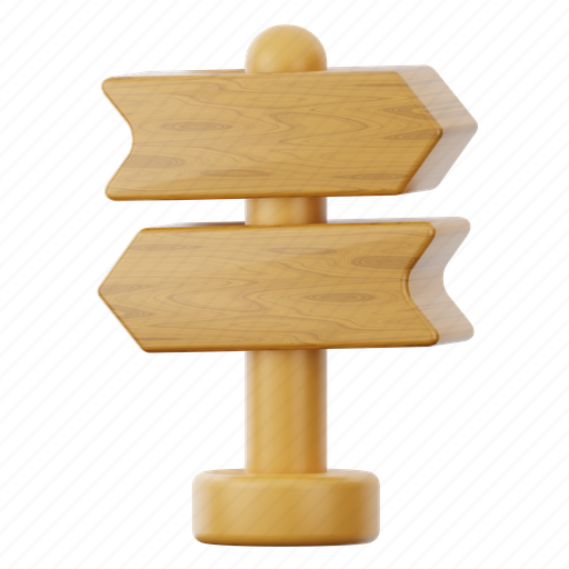 Wooden, sign, wood, signpost, road sign, guidepost, direction icon - Download on Iconfinder