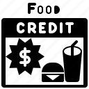 food, credit, coupon, voucher, token, free, drink