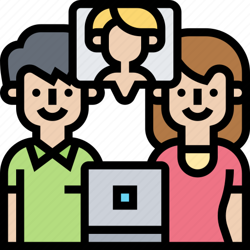 Conference, online, meeting, video, communication icon - Download on Iconfinder