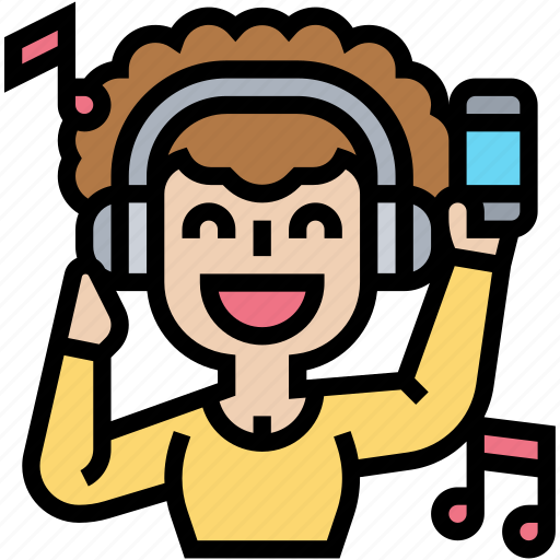 Enjoy, music, entertain, relax, happy icon - Download on Iconfinder