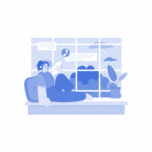 Remotely, meeting, online, quarantine, remote, disease, telework icon - Download on Iconfinder