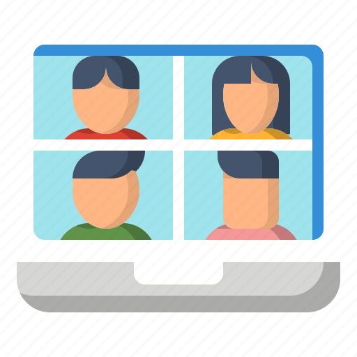 Assistance, conference, moniter, teleconference, video icon - Download on Iconfinder