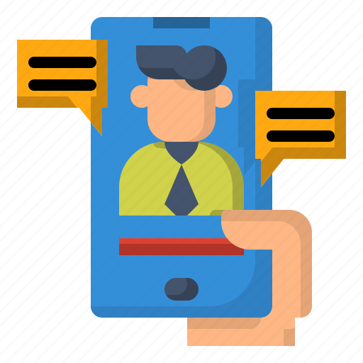 Conference, from, home, online, phone, video, work icon - Download on Iconfinder