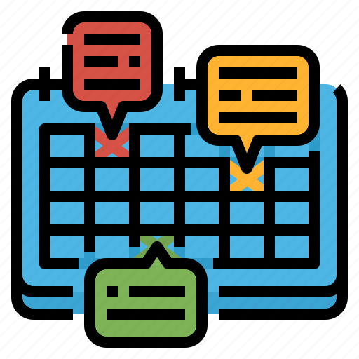 Calendar, monthly, planner, schedule, workfromhome icon - Download on Iconfinder