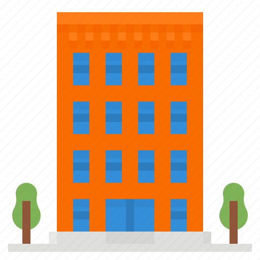 Apartment, building, condominium, estate, real, workfromhome icon - Download on Iconfinder