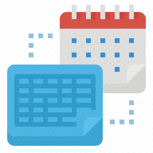Calendar, daily, document, report, schedule, workfromhome icon - Download on Iconfinder