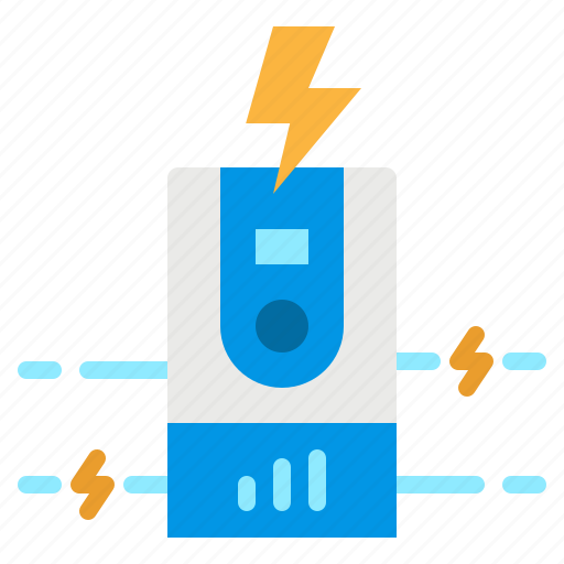 Battery, power, supply, thunder, ups icon - Download on Iconfinder