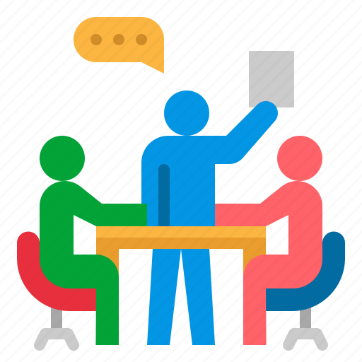 Conference, discussion, group, meeting, team icon - Download on Iconfinder
